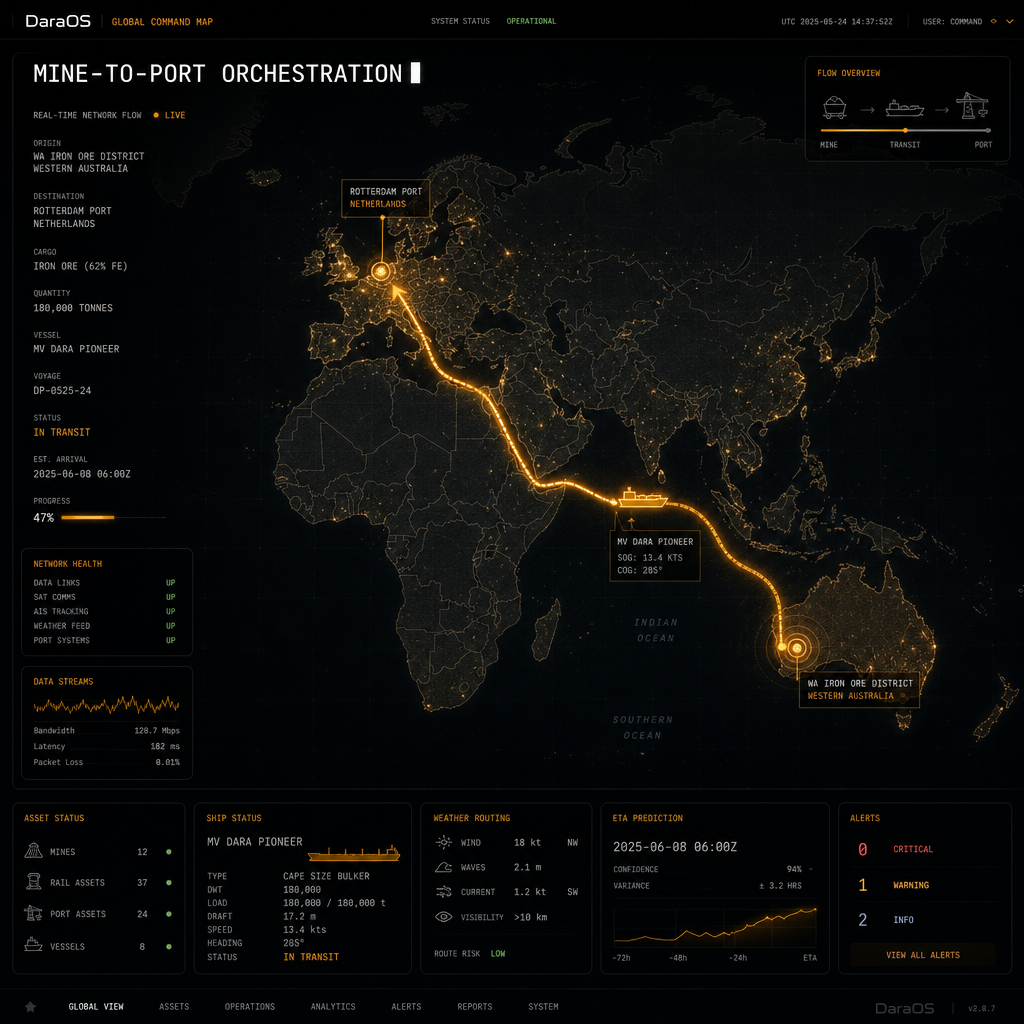 Shipping & Maritime command view
